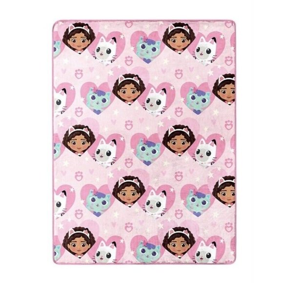Jay Franco Other - Licensed GABBY’S DOLLHOUSE Super Soft Plush BLANKET THROW Bedding 46”x60” NEW!